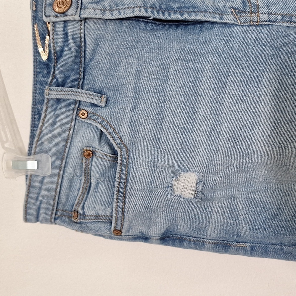 Distressed Blue Women's Jeans - Picture 3 of 10